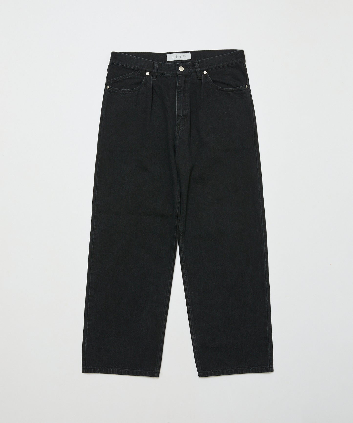BAL/12OZ STRAIGHT LEG 5P WASHED JEAN
