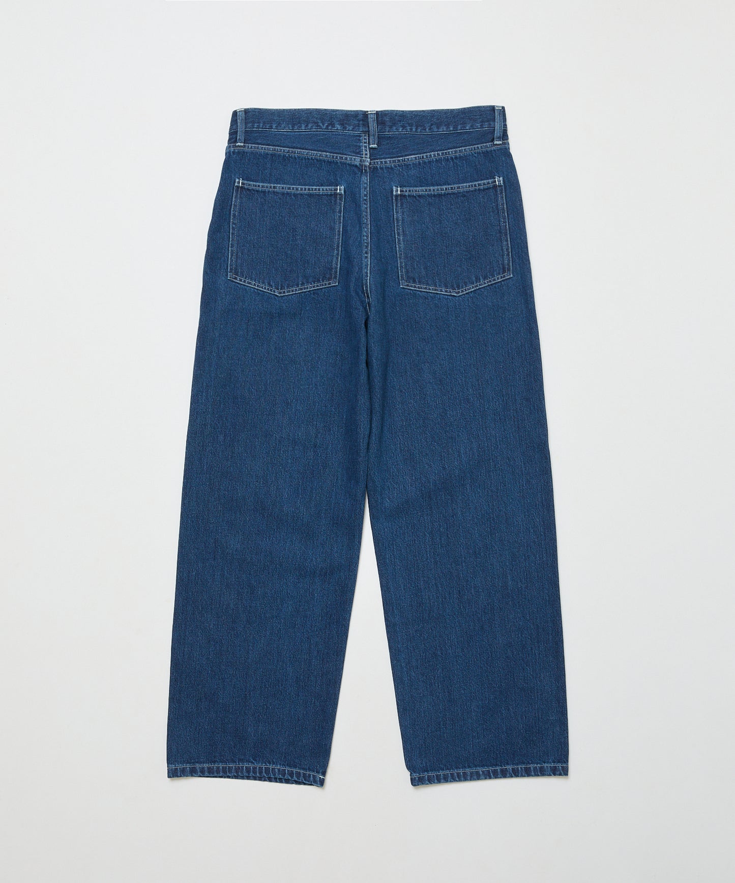 BAL/12OZ STRAIGHT LEG 5P WASHED JEAN