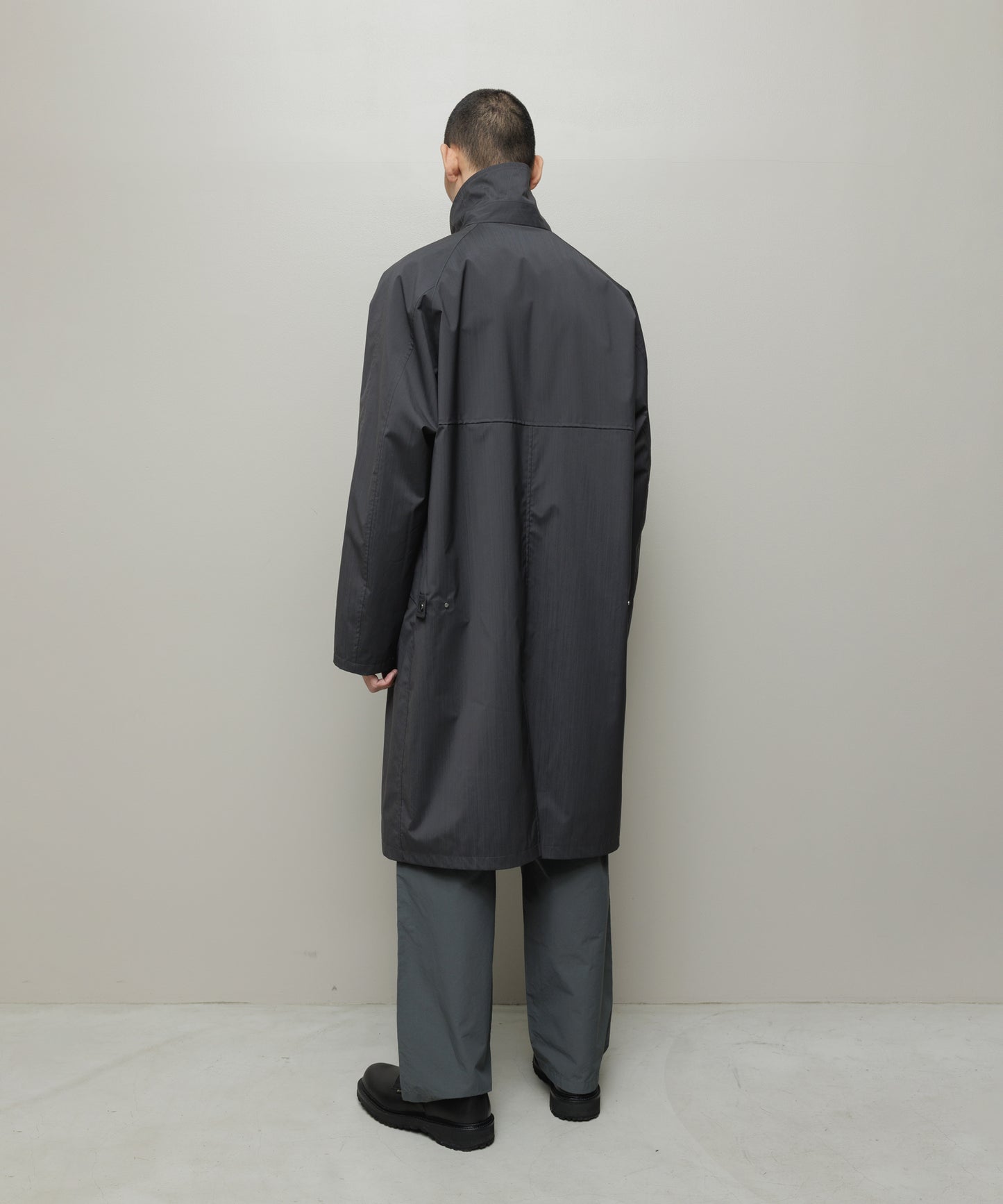 BAL/WATER RESISTANT WOOL BALMACAAN COAT