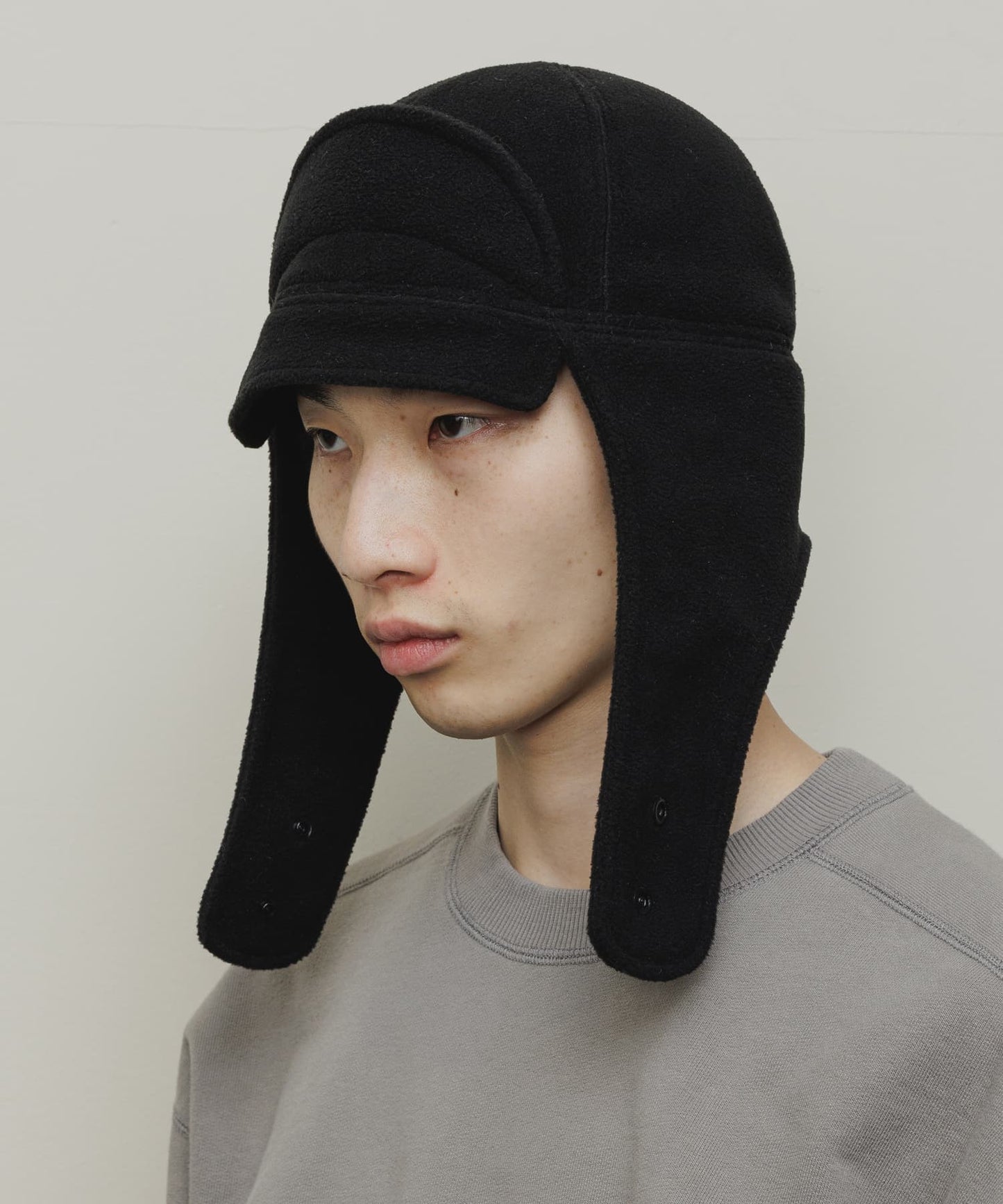FLEECE TROOPER HAT(BLACK)/BAL
