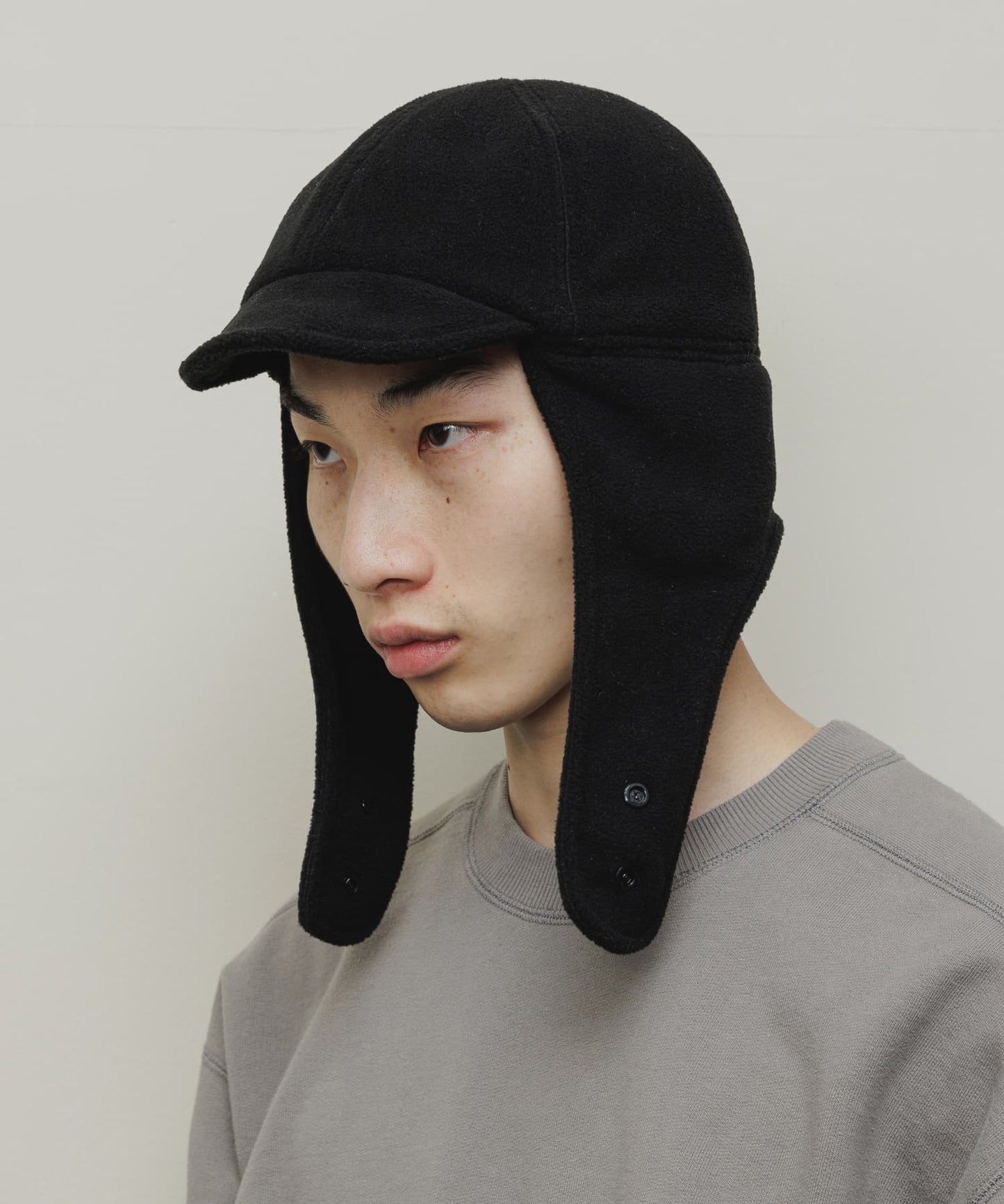 FLEECE TROOPER HAT(BLACK)/BAL