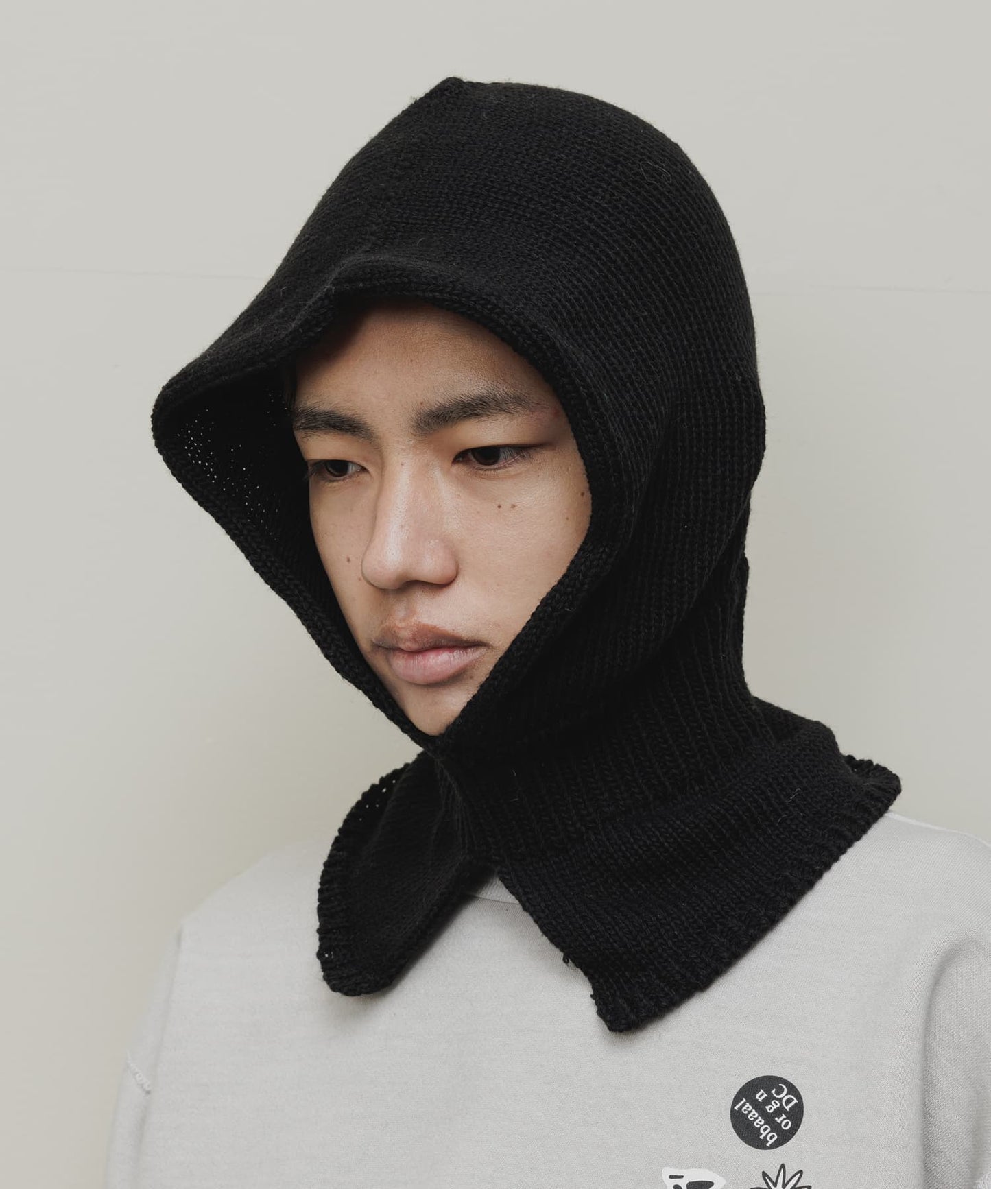 KNIT BALAKLAVA(OLIVE/CHARCOAL/BLACK)/BAL