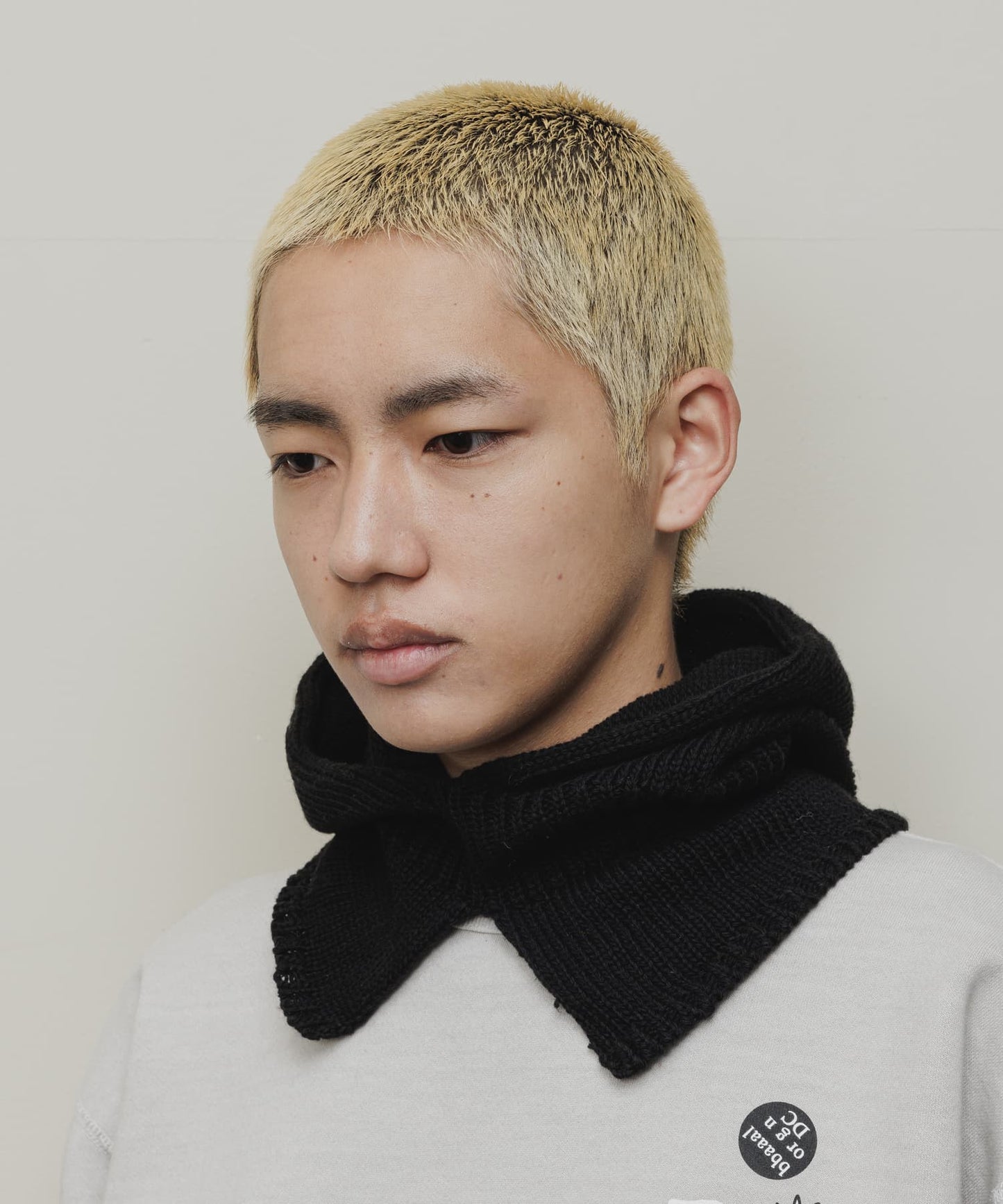 KNIT BALAKLAVA(OLIVE/CHARCOAL/BLACK)/BAL