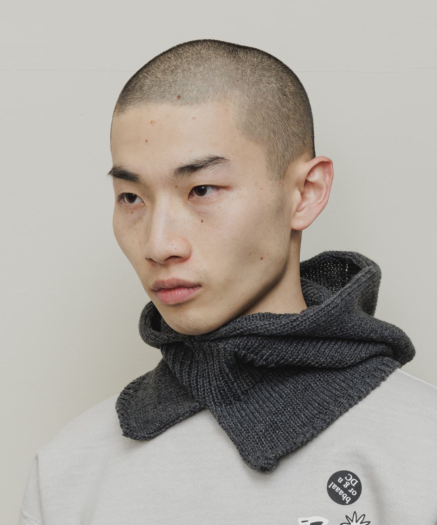 KNIT BALAKLAVA(OLIVE/CHARCOAL/BLACK)/BAL