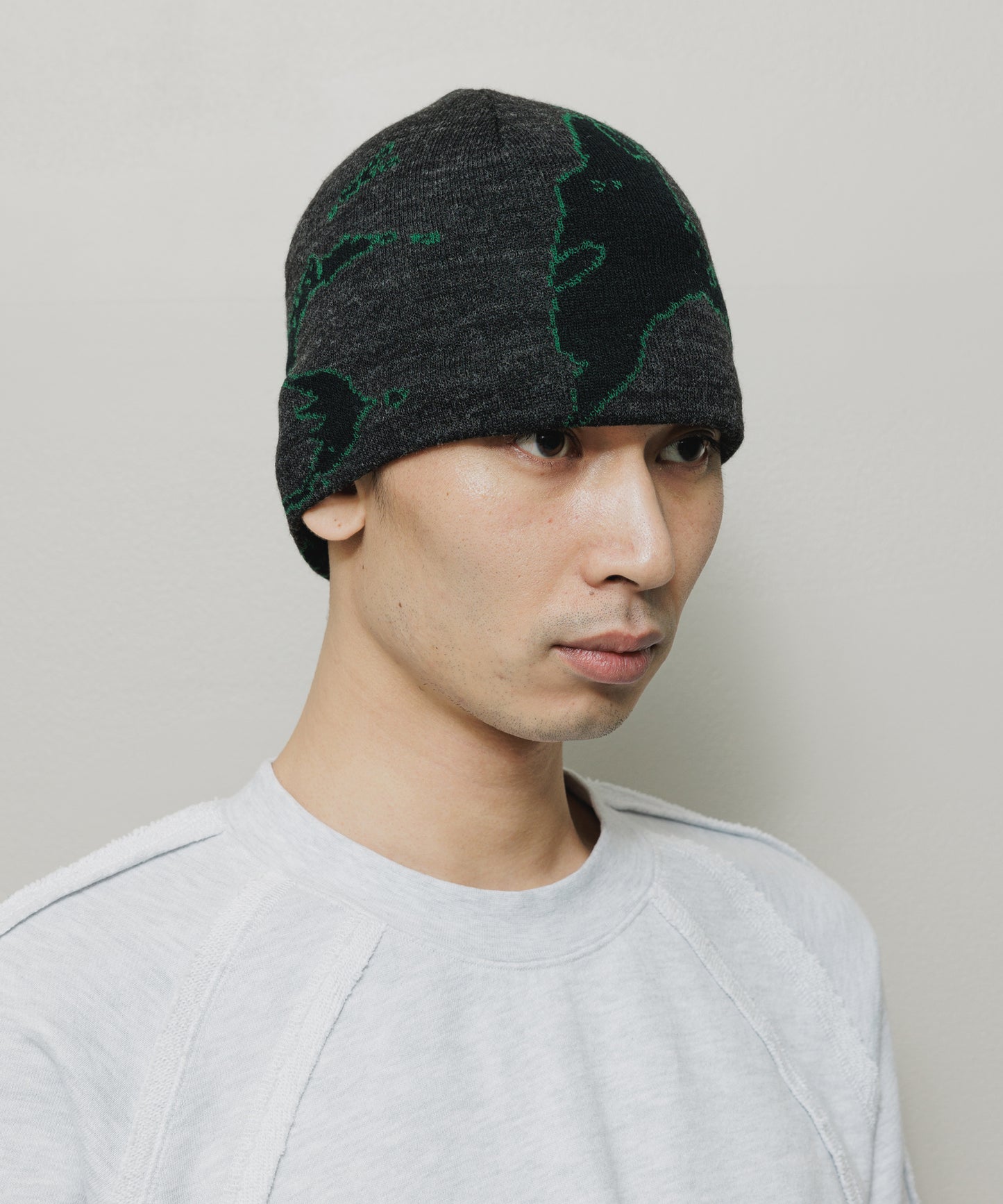 BAL/JACQUARD SOFT BEANIE HAT