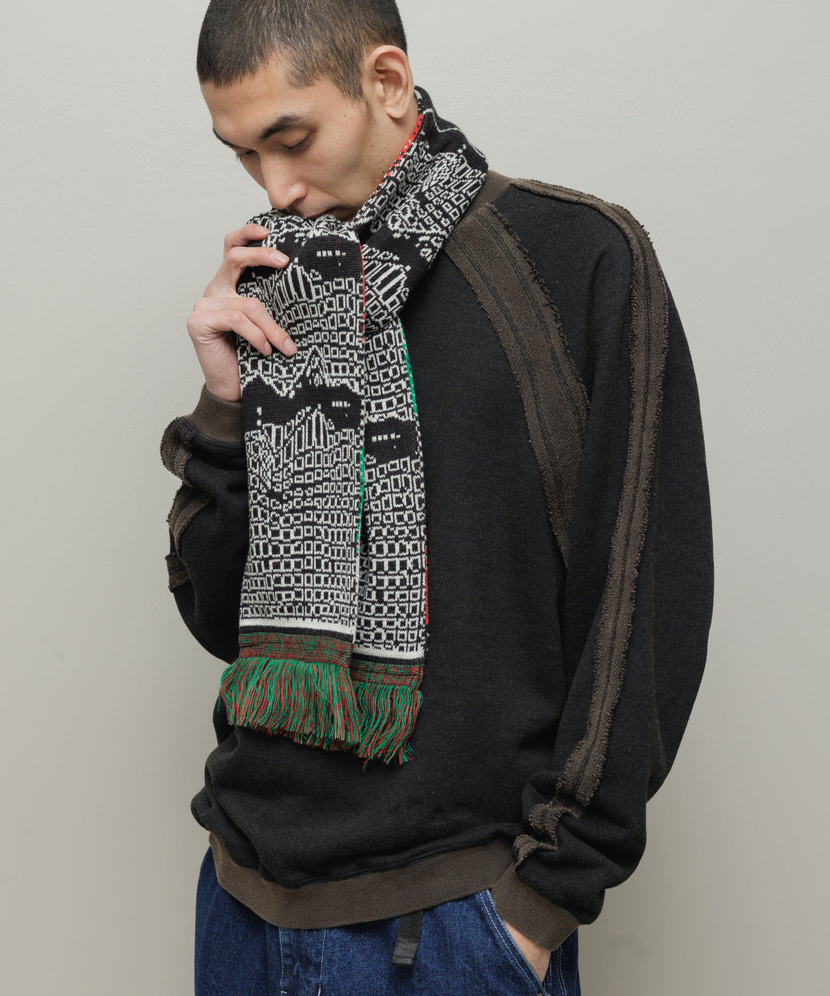 BAL/JACQUARD KNIT SOCCER SCARF