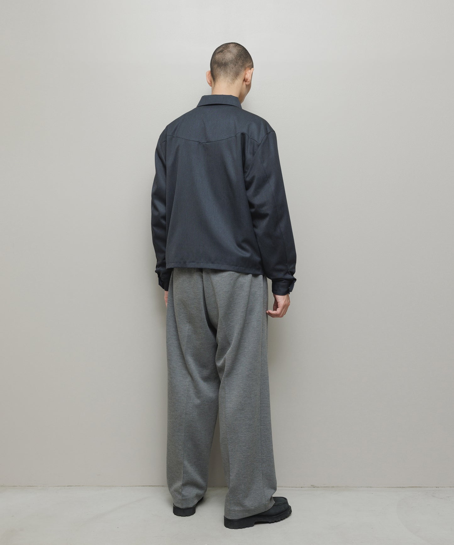 BAL/FARAH JERSEY WIDE TAPERED EASY PANT
