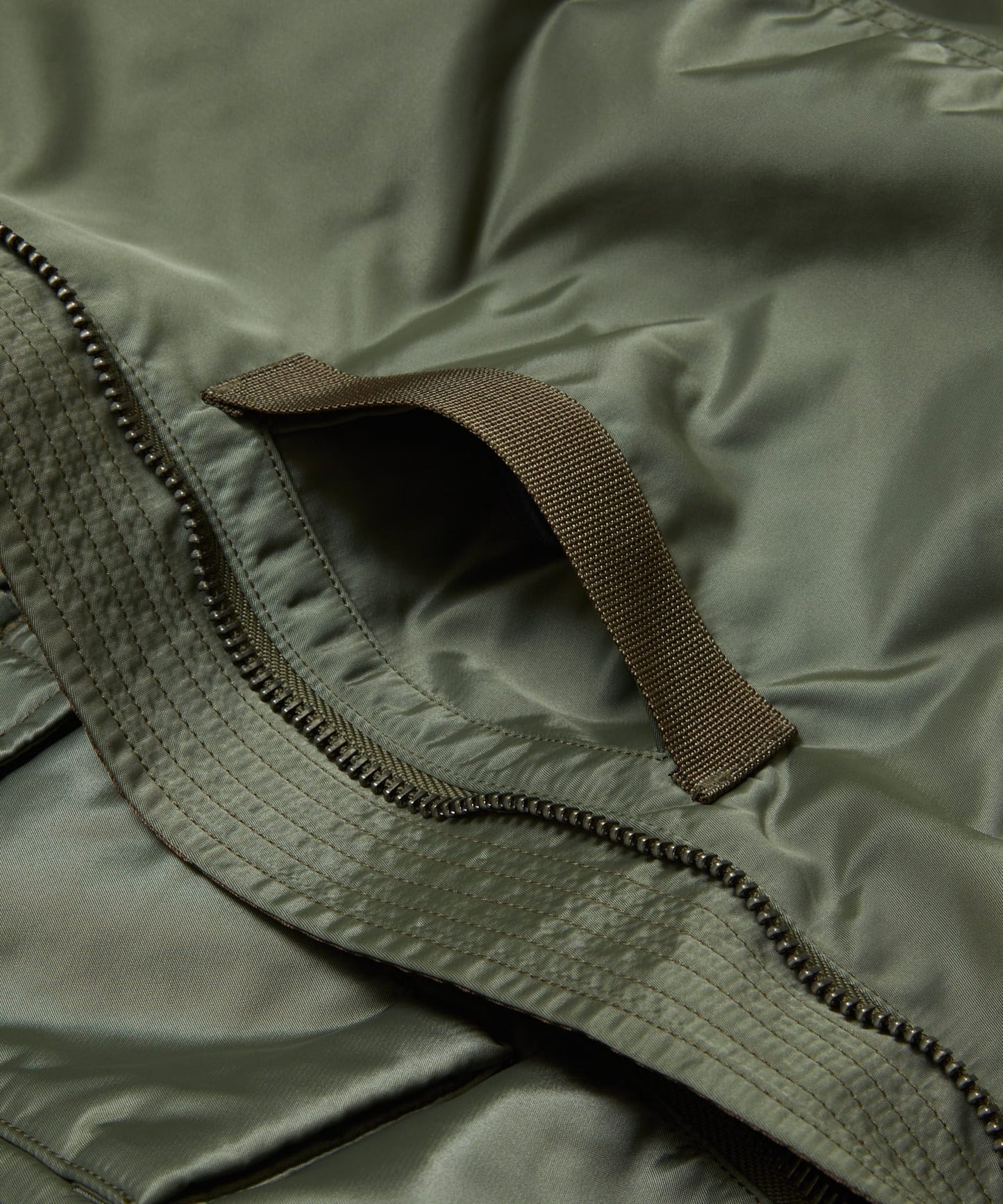 BAL/SPIEWAK DOUBEL ZIP BOMBER JACKET(Alpha Green )