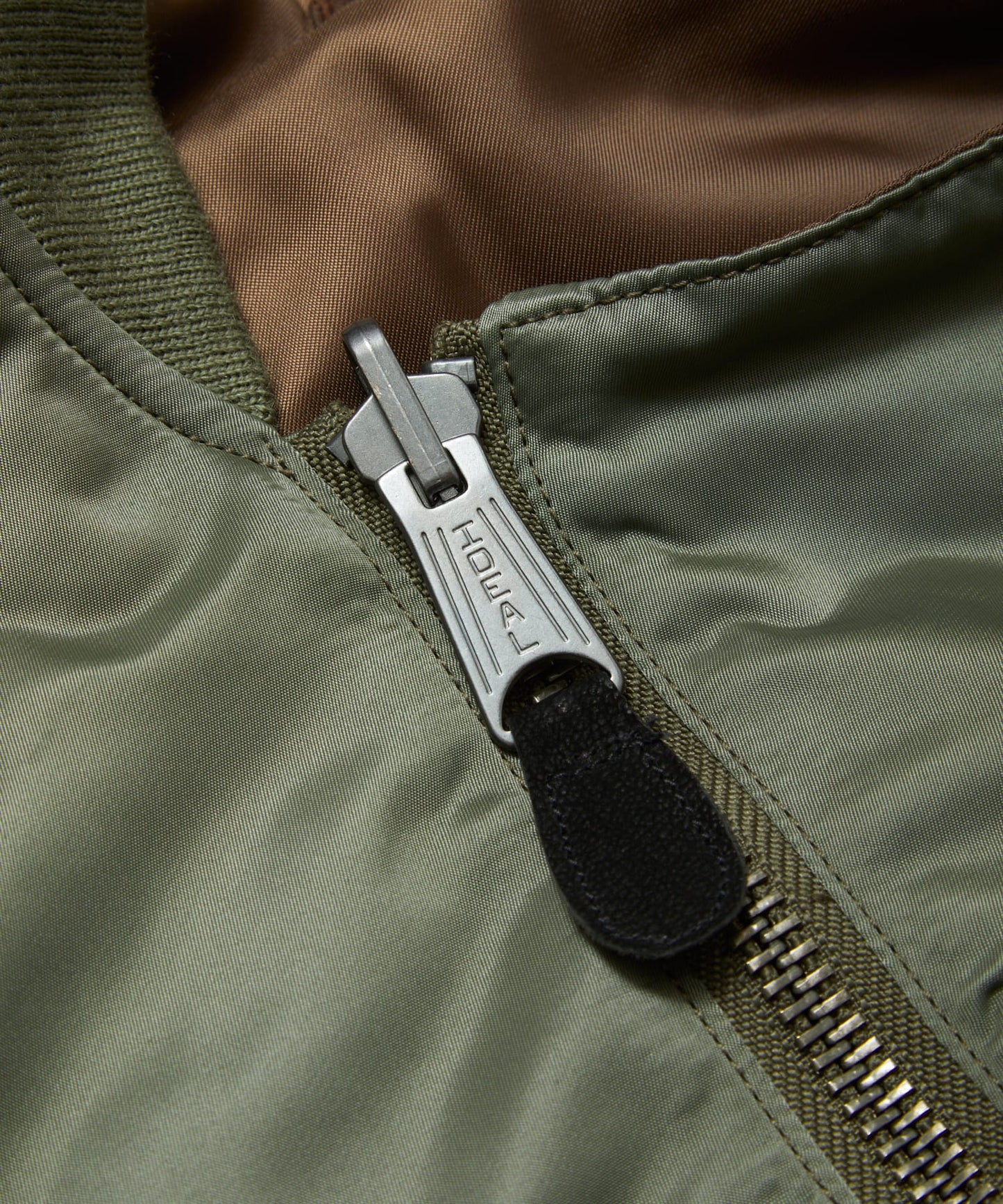 BAL/SPIEWAK DOUBEL ZIP BOMBER JACKET(Alpha Green )