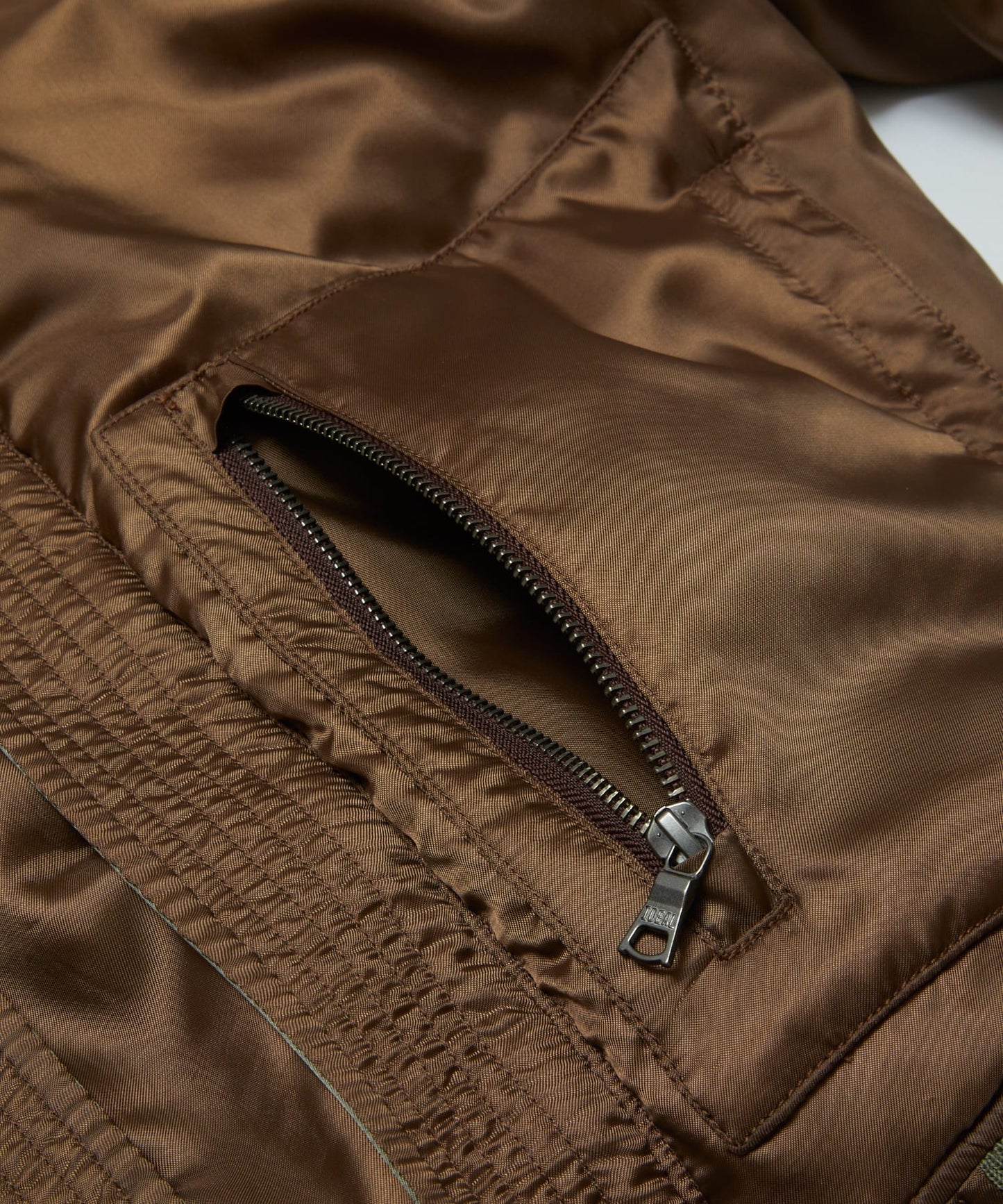 BAL/SPIEWAK DOUBEL ZIP BOMBER JACKET(Alpha Green )