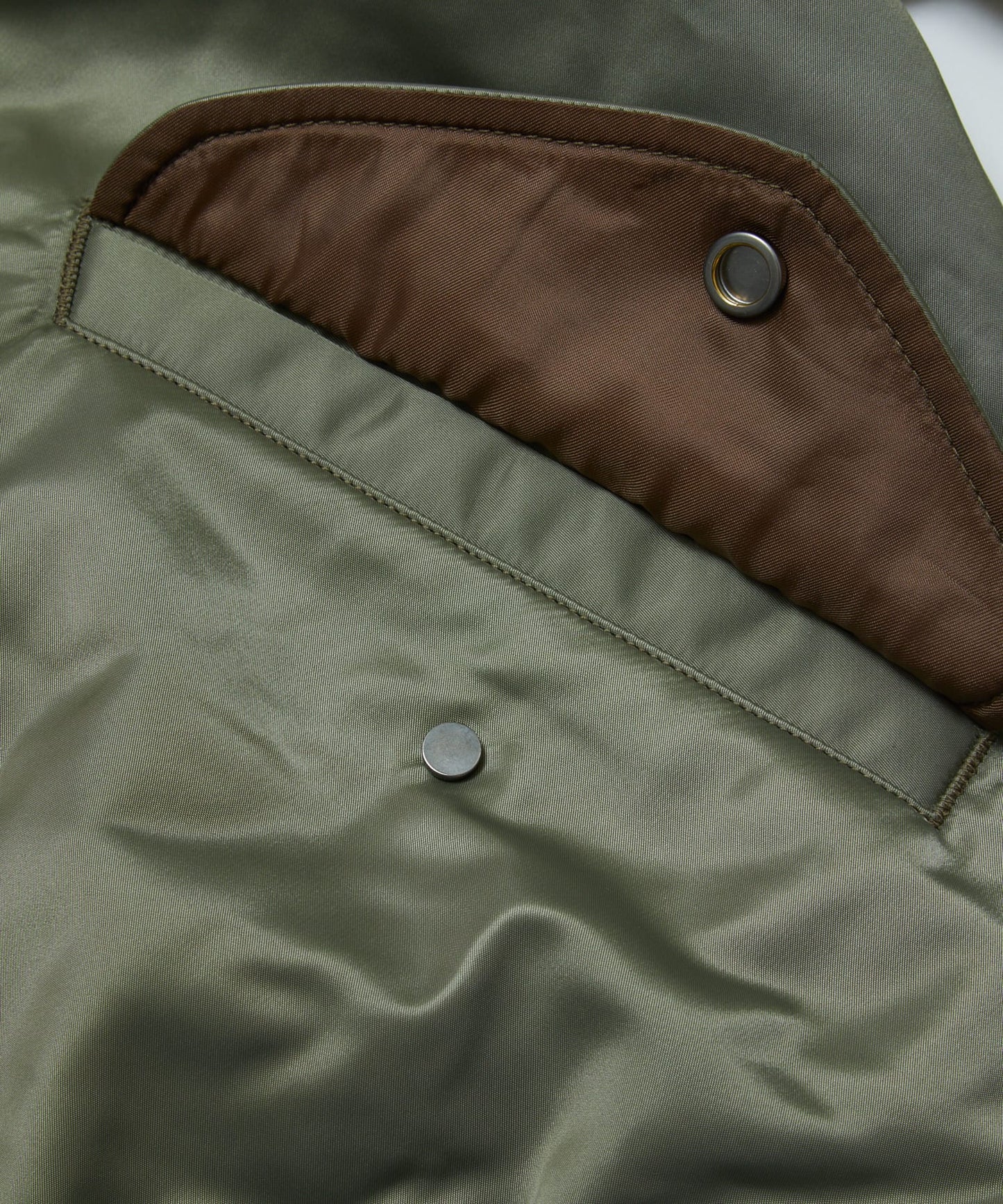 BAL/SPIEWAK DOUBEL ZIP BOMBER JACKET(Alpha Green )
