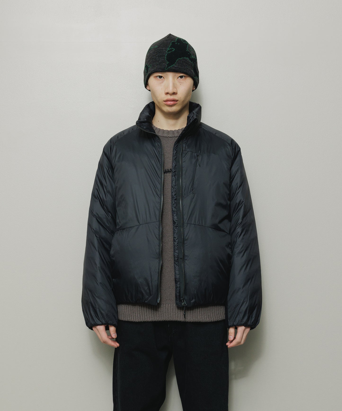 BAL/TAION STAND COLLAR DOWN JACKET
