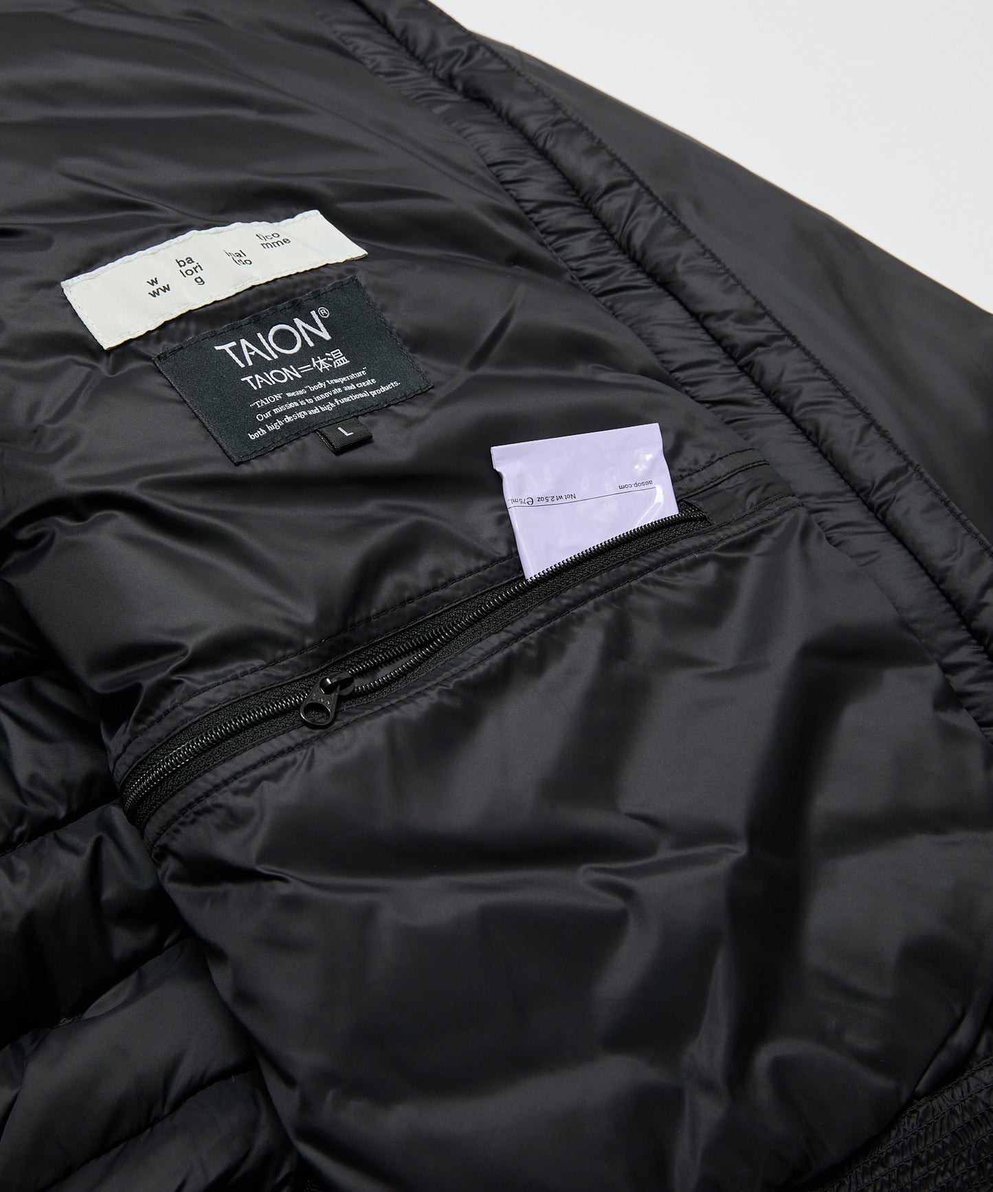 BAL/TAION STAND COLLAR DOWN JACKET