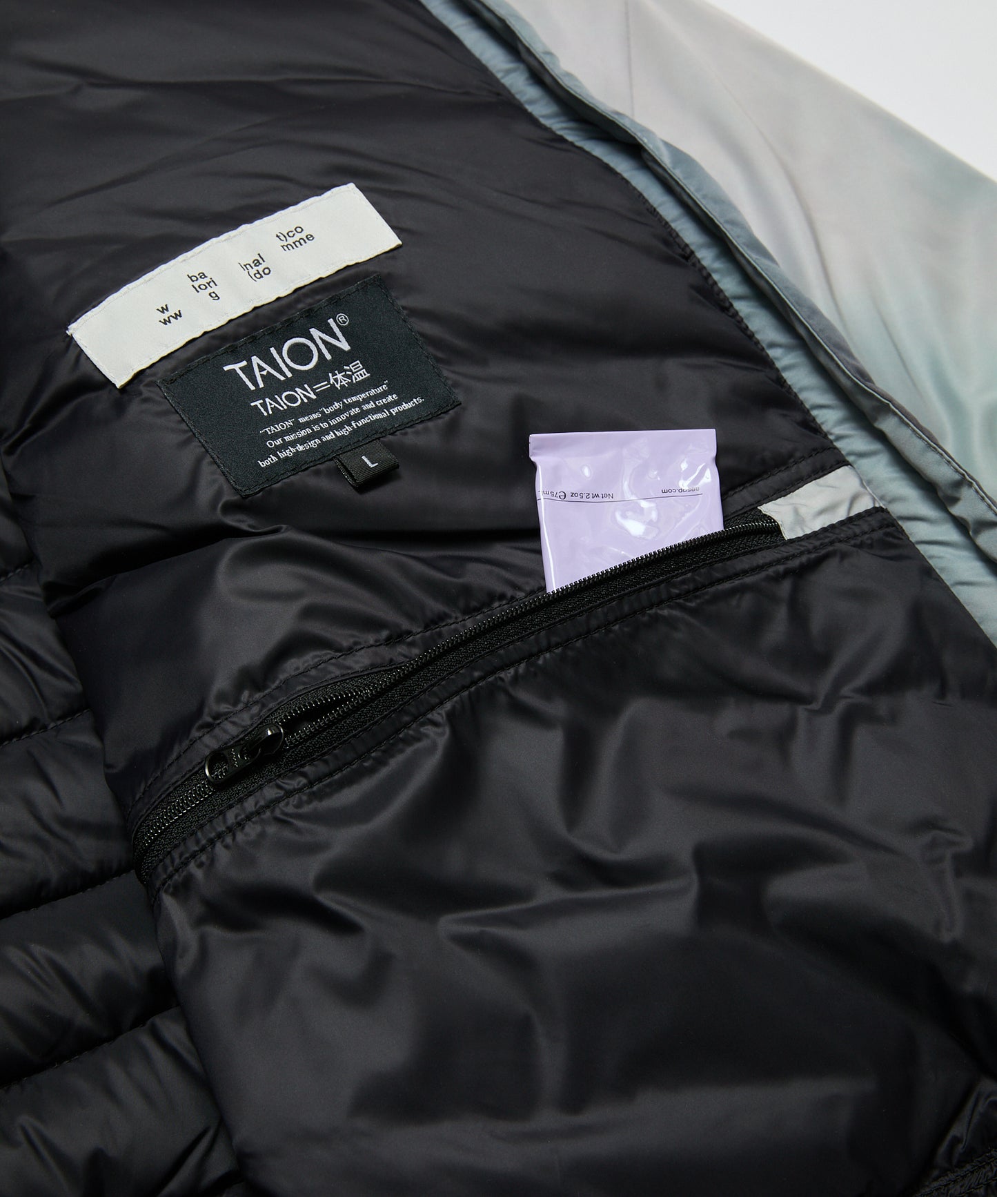 BAL/TAION STAND COLLAR DOWN JACKET