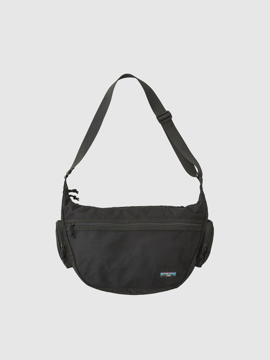 SEDAN ALL-PURPOSE/Mesh Shoulder Bag(Dark Khaki/Black)