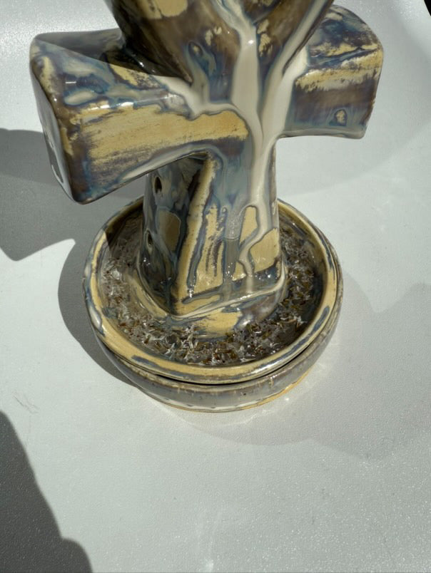 FAKE AS FLOWERS/Ankh Incense Holder