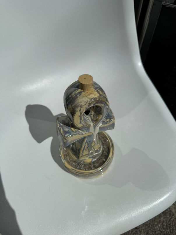 FAKE AS FLOWERS/Ankh Incense Holder