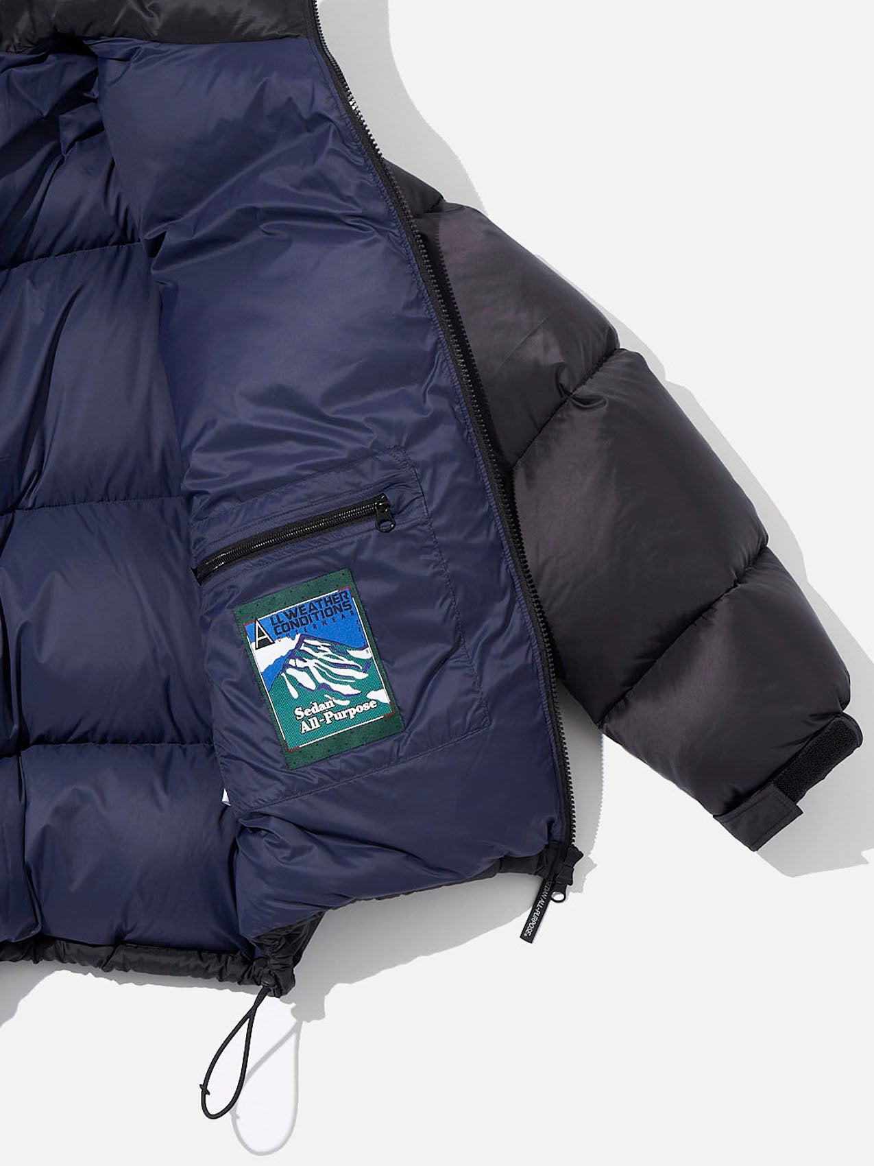 Micro Ripstop Down Jacket(Black)