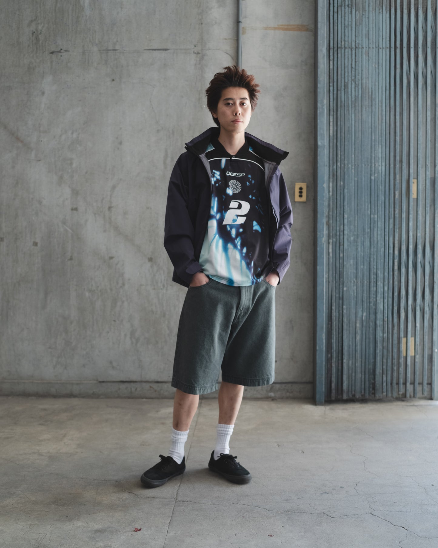 DIASPORA SKATEBOARDS/YE PEEPS Football Top