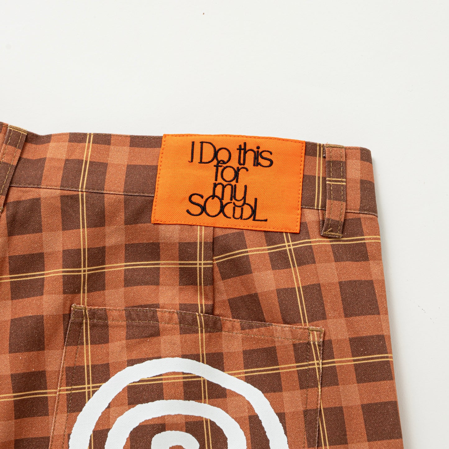 SOL/Checked Baggy Shorts