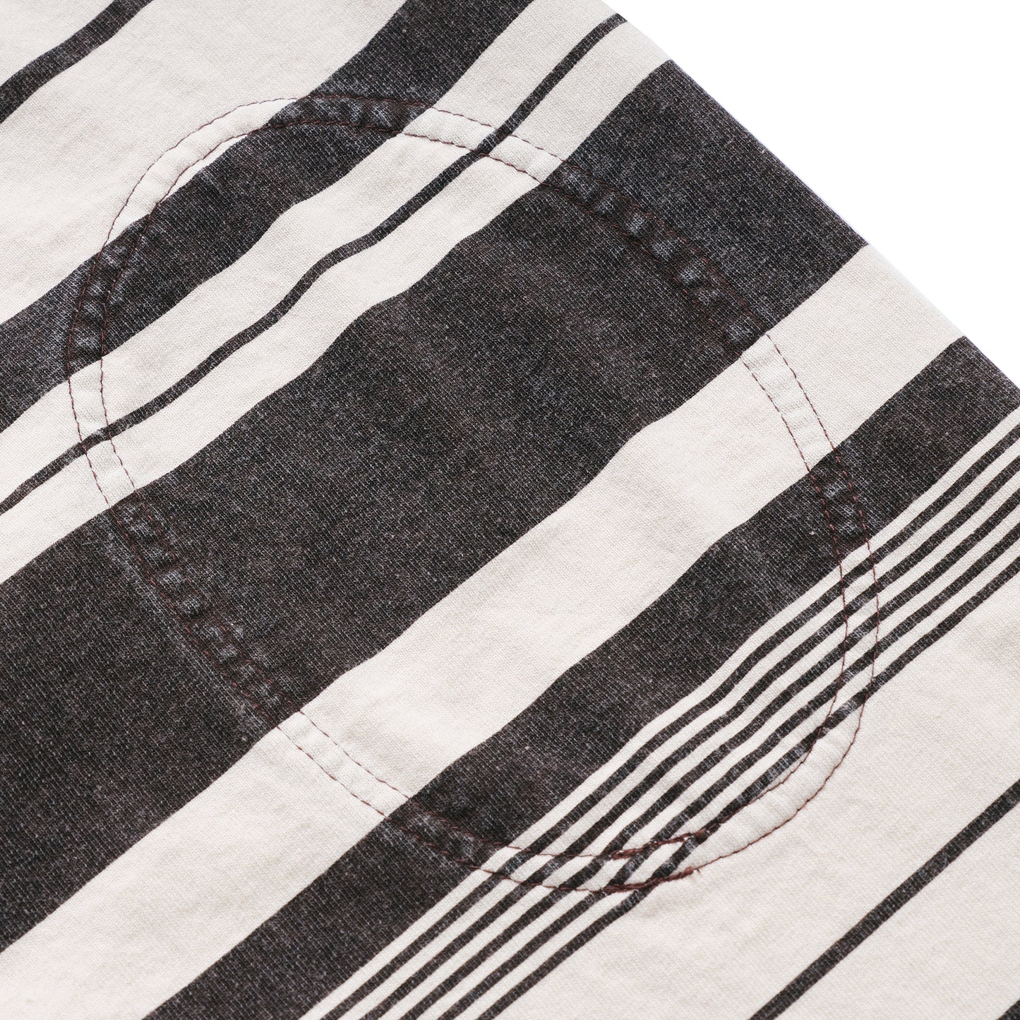 ETHOS/IRREGULAR BORDER L/S T(BROWN)