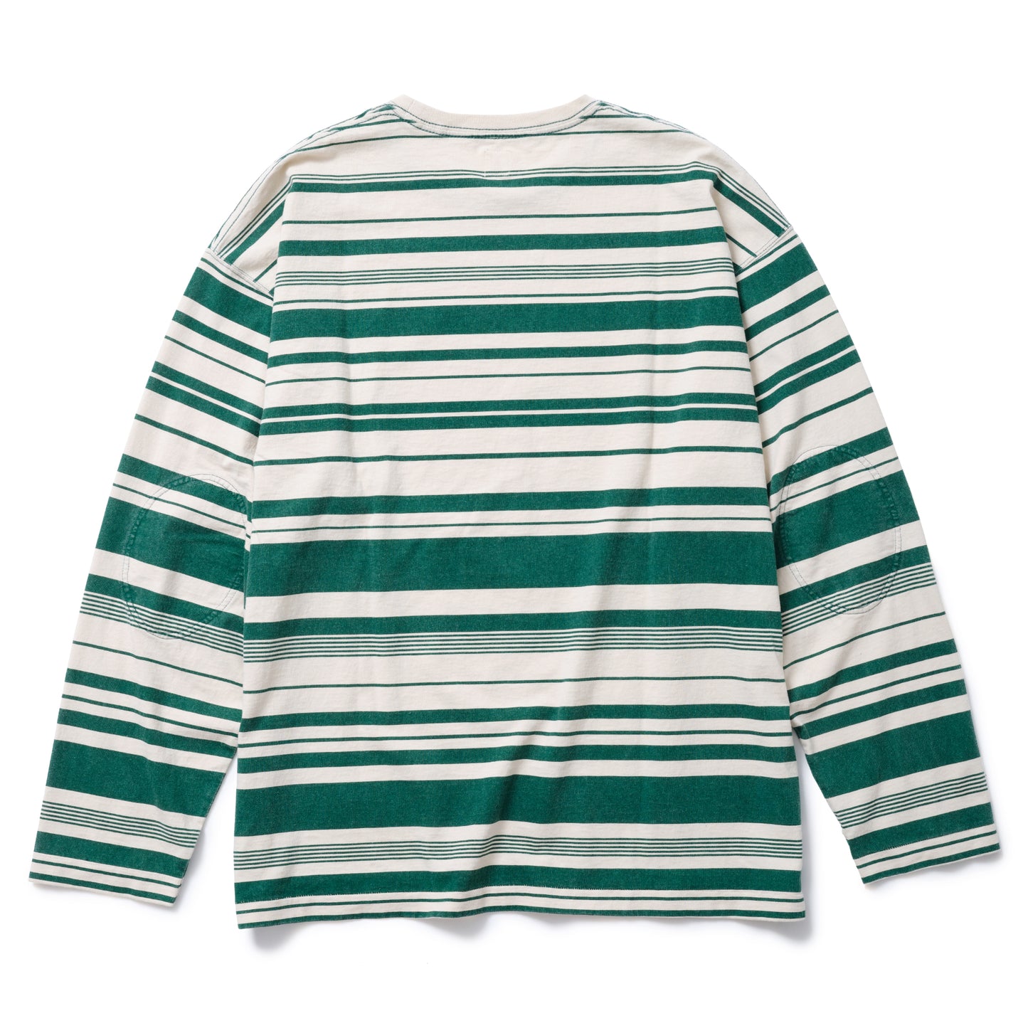 ETHOS/IRREGULAR BORDER L/S T(GREEN)