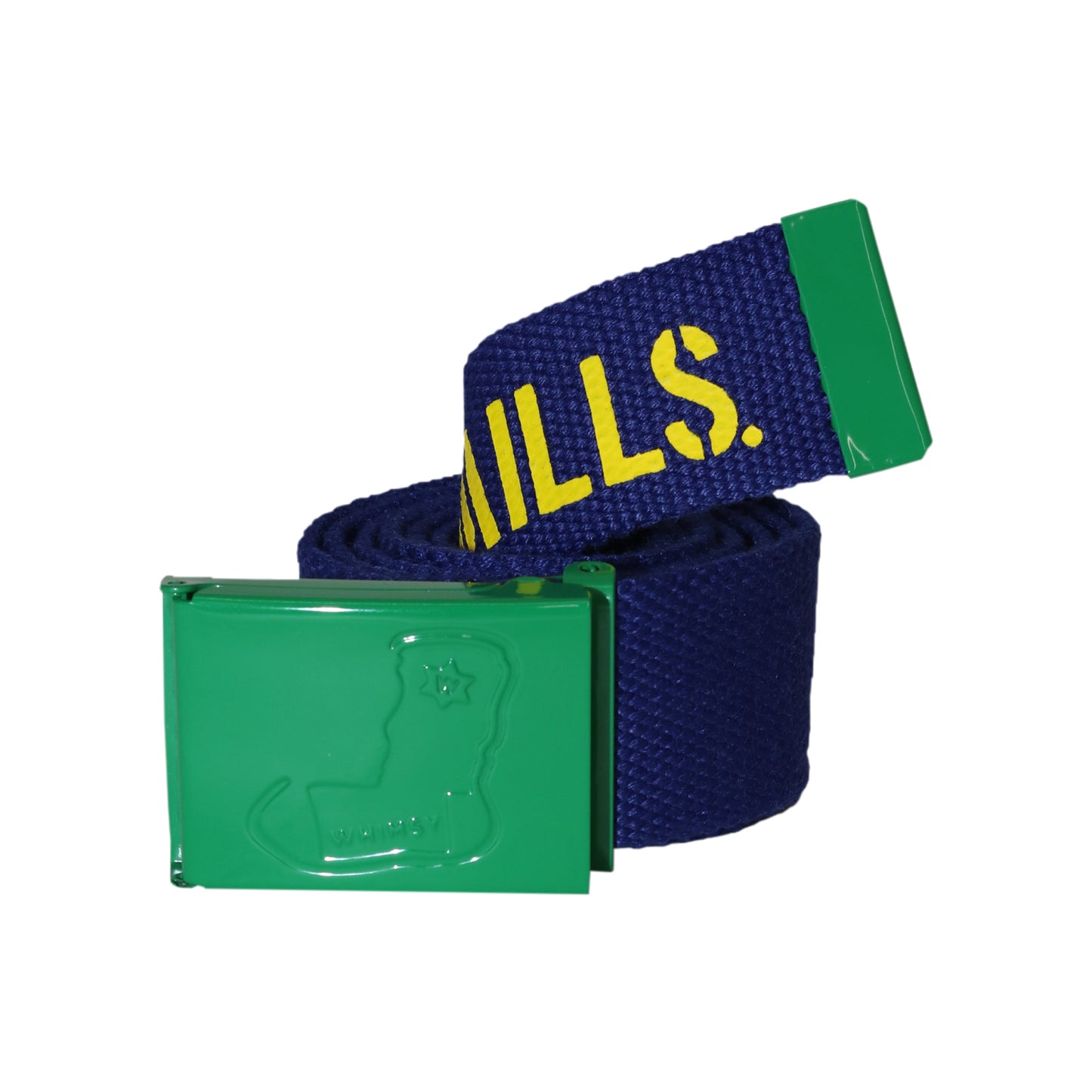 LOGO GACHA BELT(NAVY )/WHIMSY(ウィムジー)