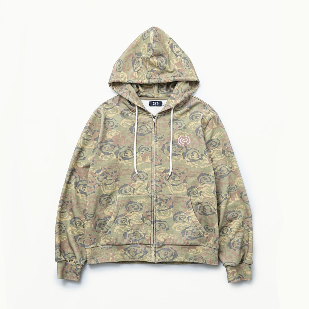 SOL/Camo Zipup Hoodie