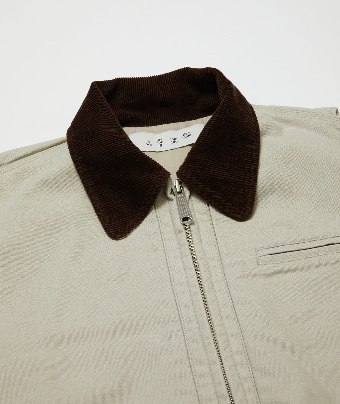 BAL/COTTON CANVAS STEALTH POCKET WORK JACKET