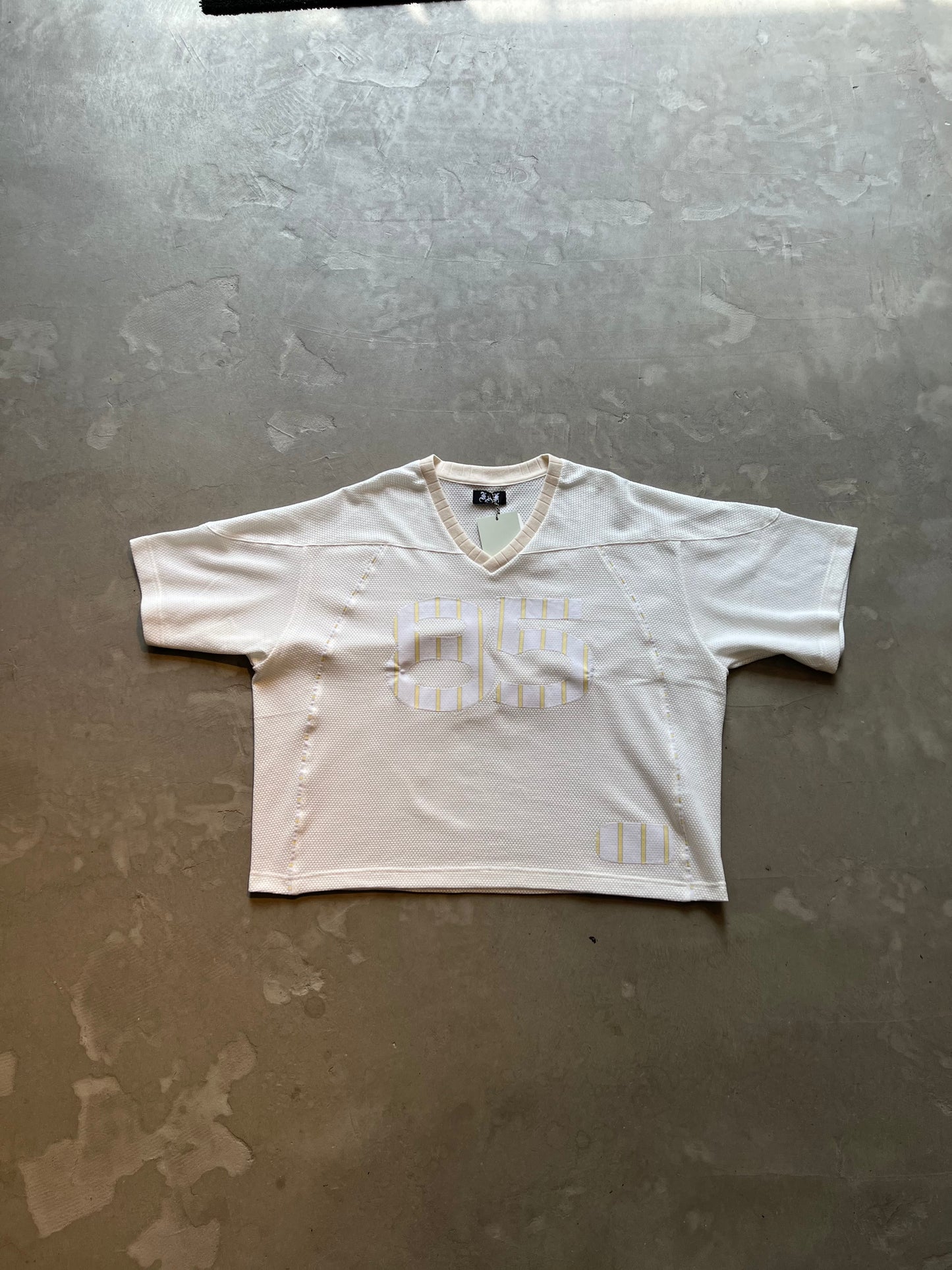 FAKE AS FLOWERS/Stripe Football Jersey