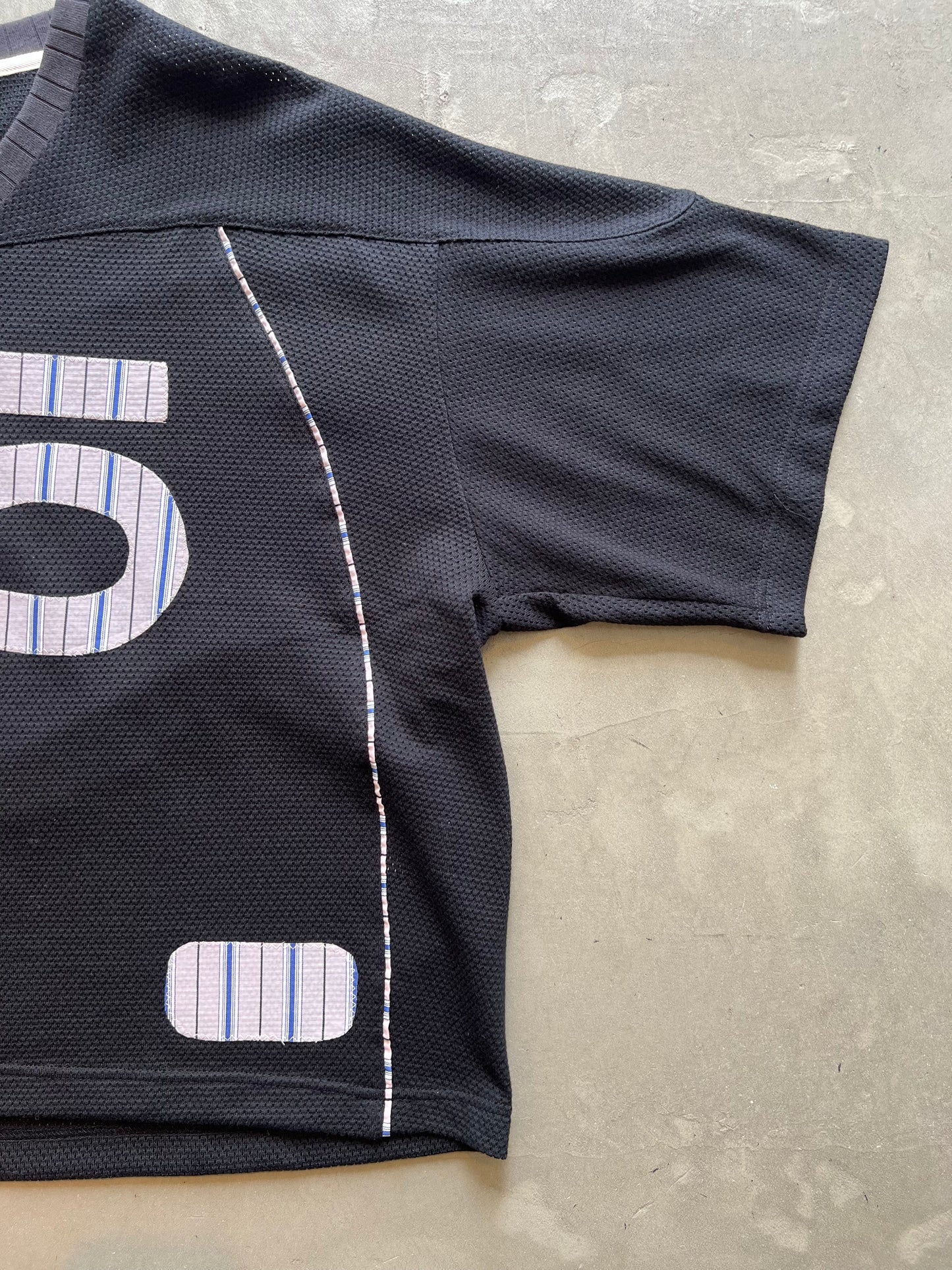 FAKE AS FLOWERS/Stripe Football Jersey