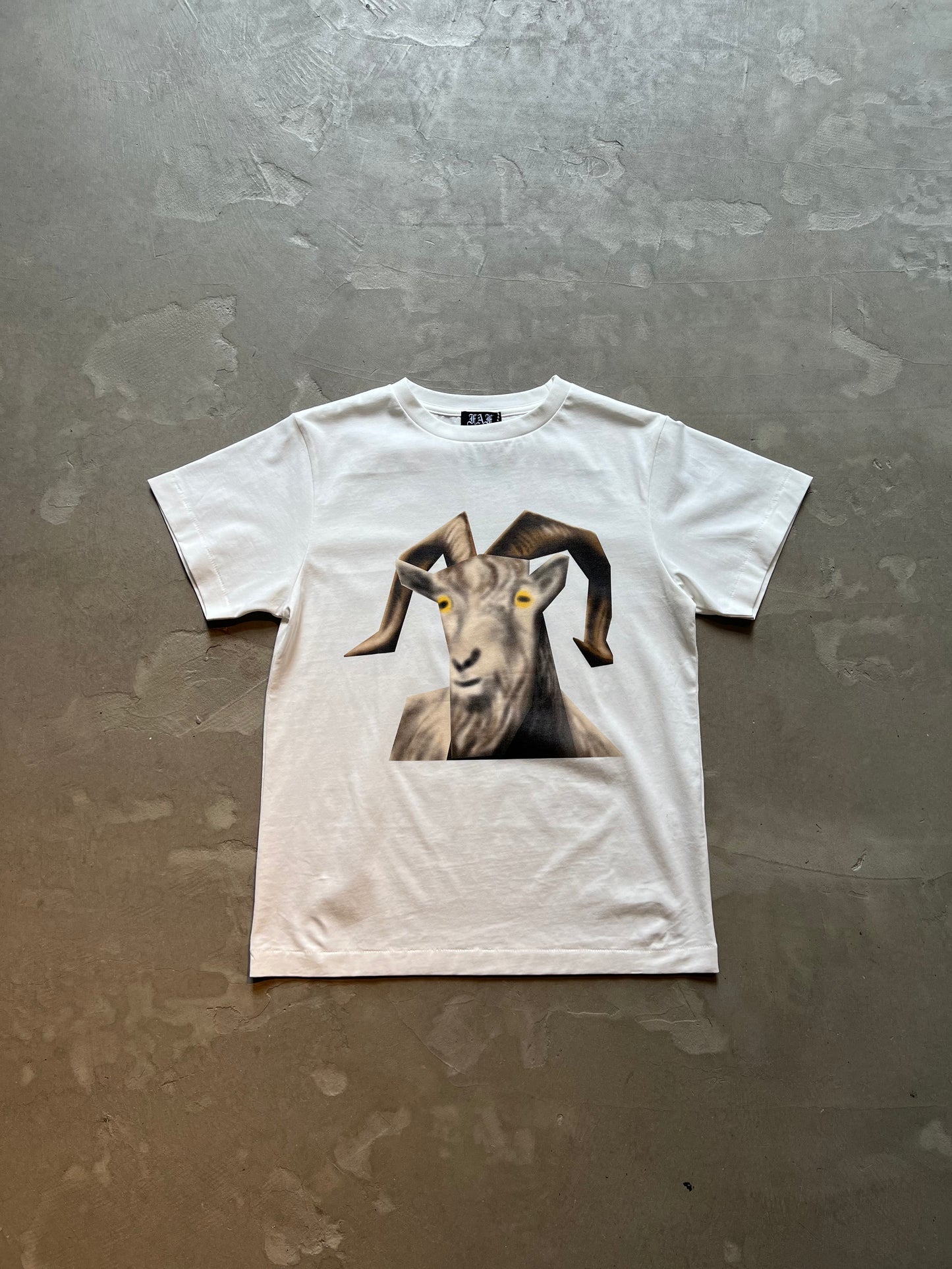 FAKE AS FLOWERS/Goat Face Tee