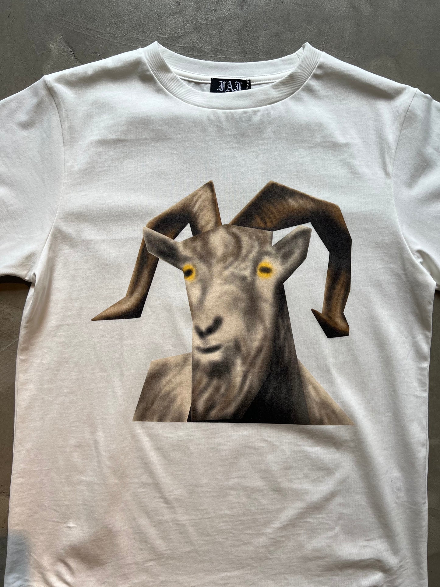 FAKE AS FLOWERS/Goat Face Tee
