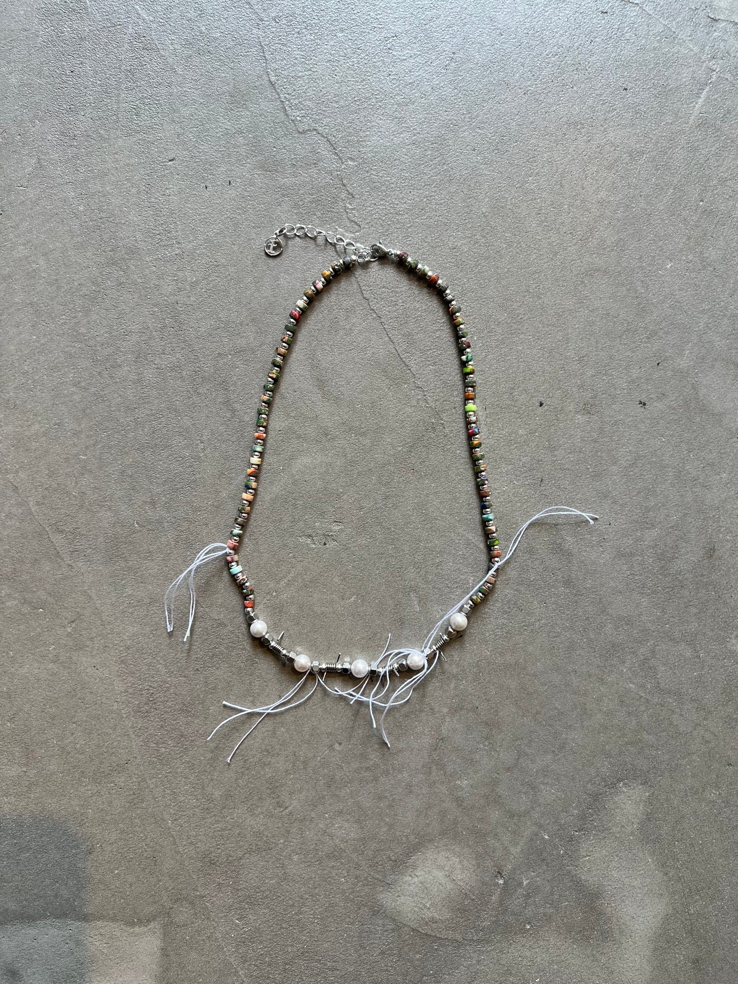 FAKE AS FLOWERS/Beads Necklace