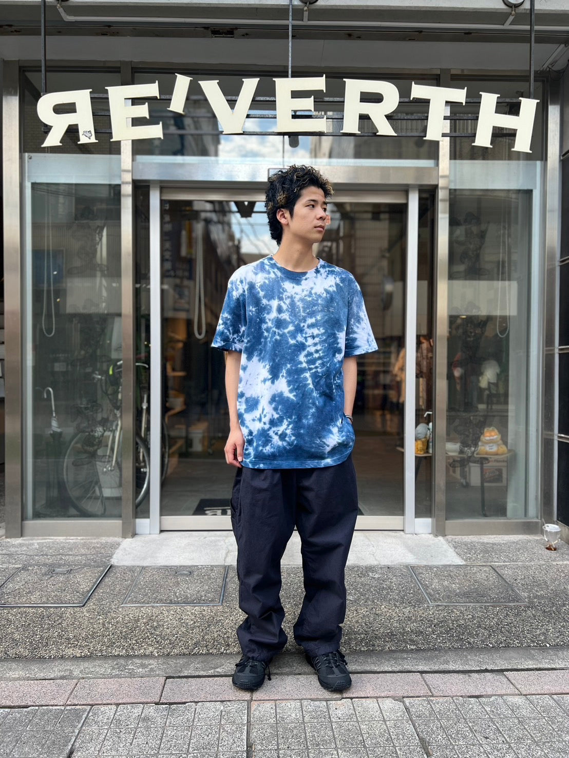 BAL / LOGO TIE DYE TEE(BLUE)