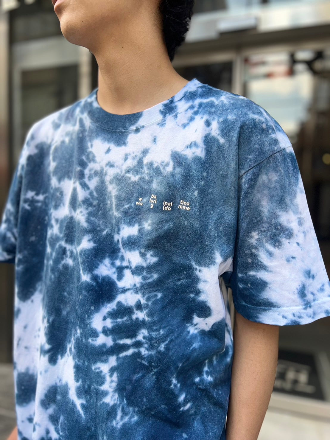 BAL / LOGO TIE DYE TEE(BLUE)