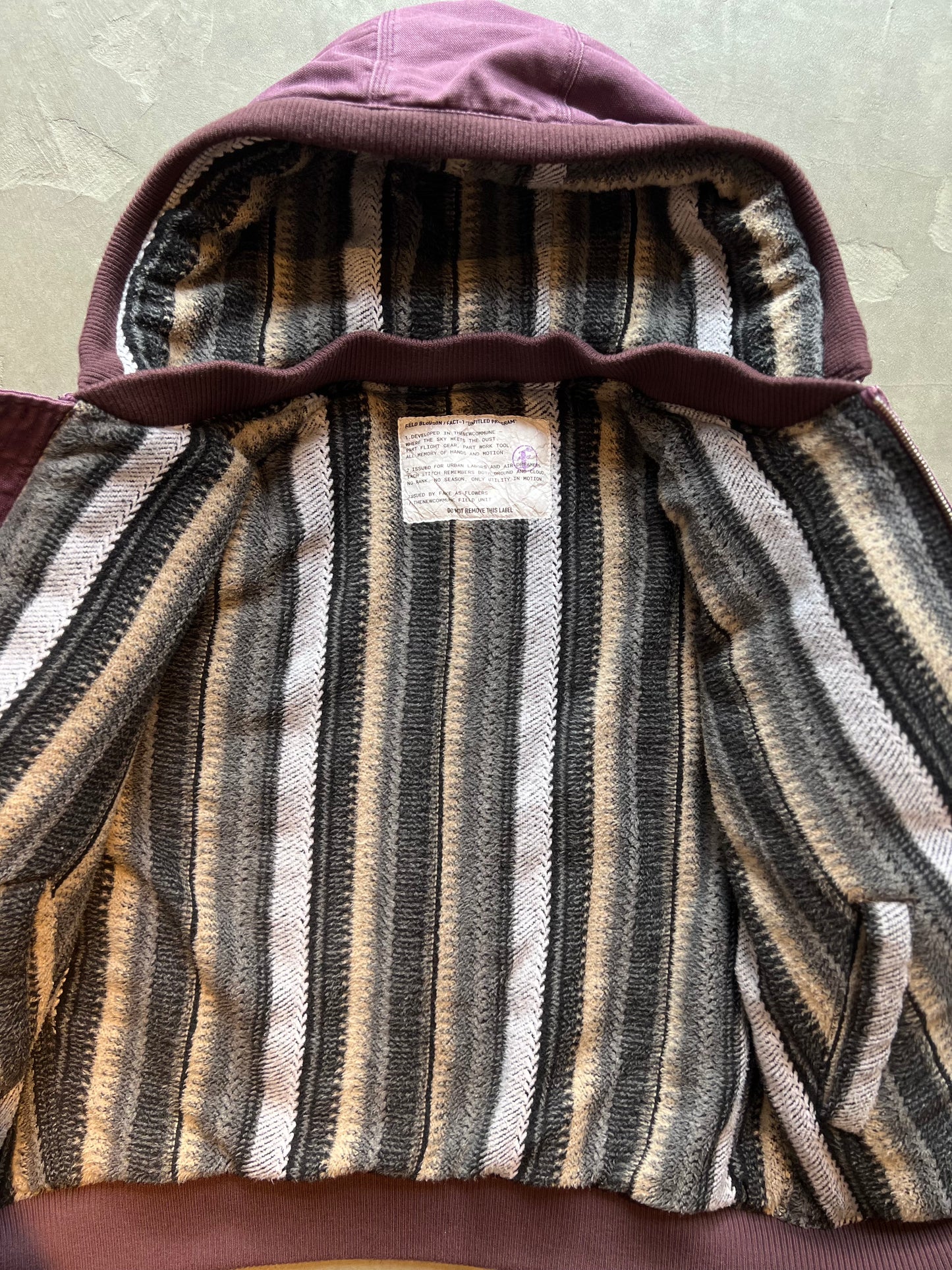 FAKE AS FLOWERS/FACT-1 2 Way Jacket
