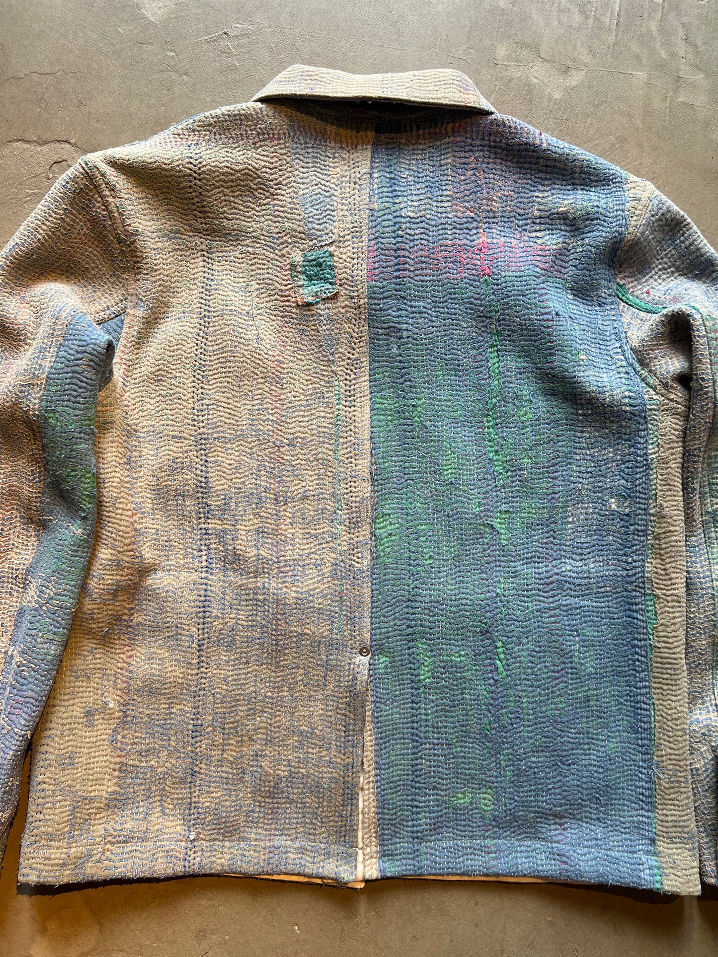 FAKE AS FLOWERS/Khanta Quilt Work Jacket