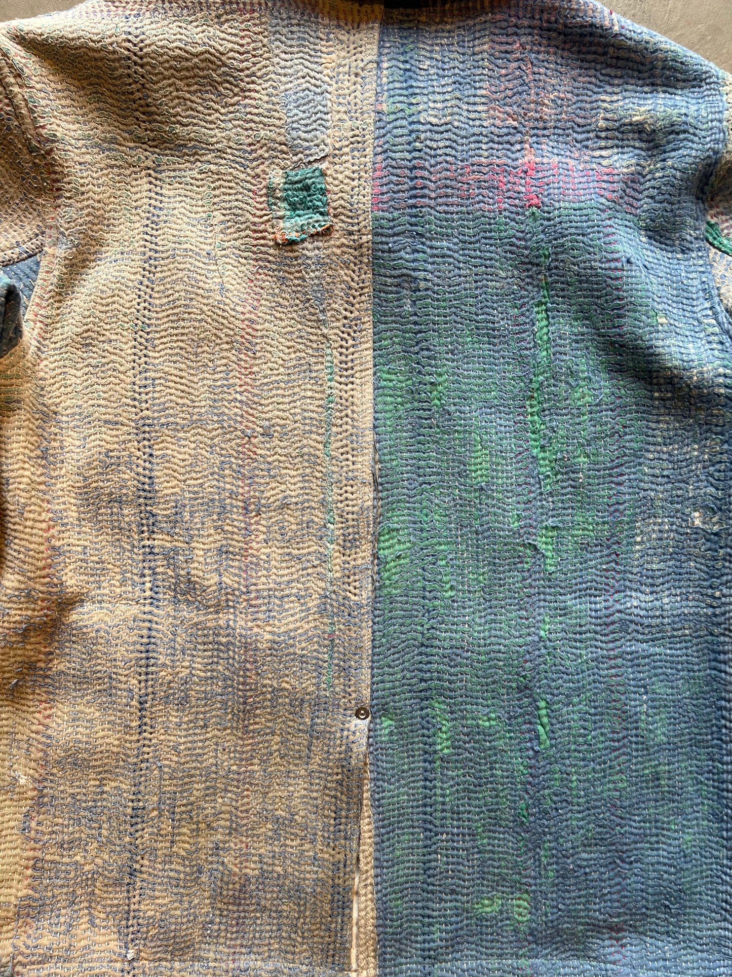 FAKE AS FLOWERS/Khanta Quilt Work Jacket