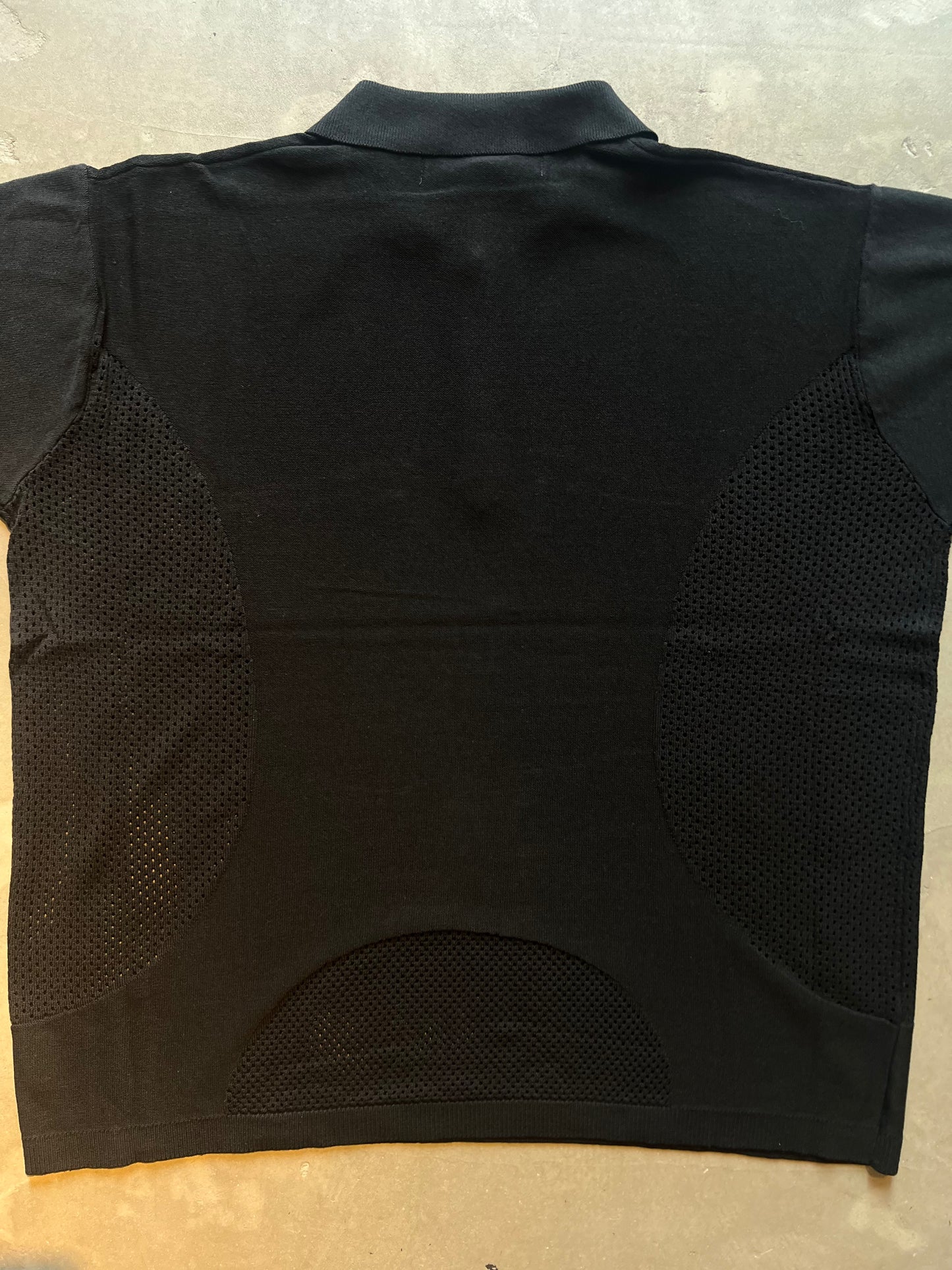 BAL/VENTILATION MESH KNIT ZIP POLO