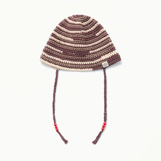 SOL/Hand-knitted Border Hat