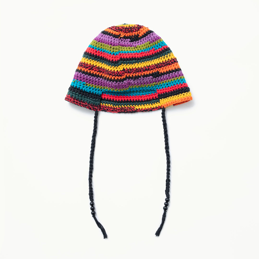 SOL/Hand-knitted Border Hat