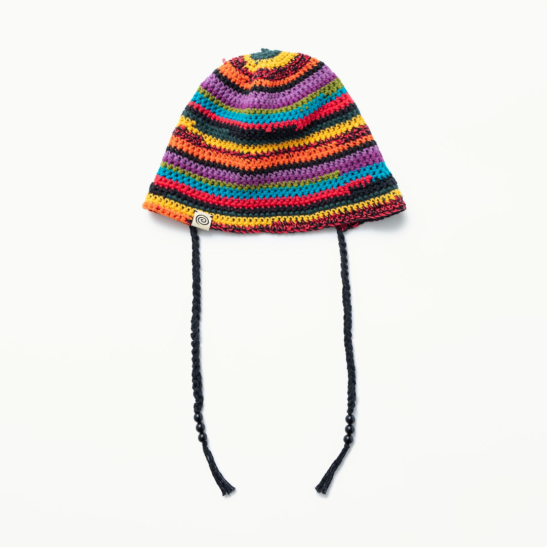 SOL/Hand-knitted Border Hat