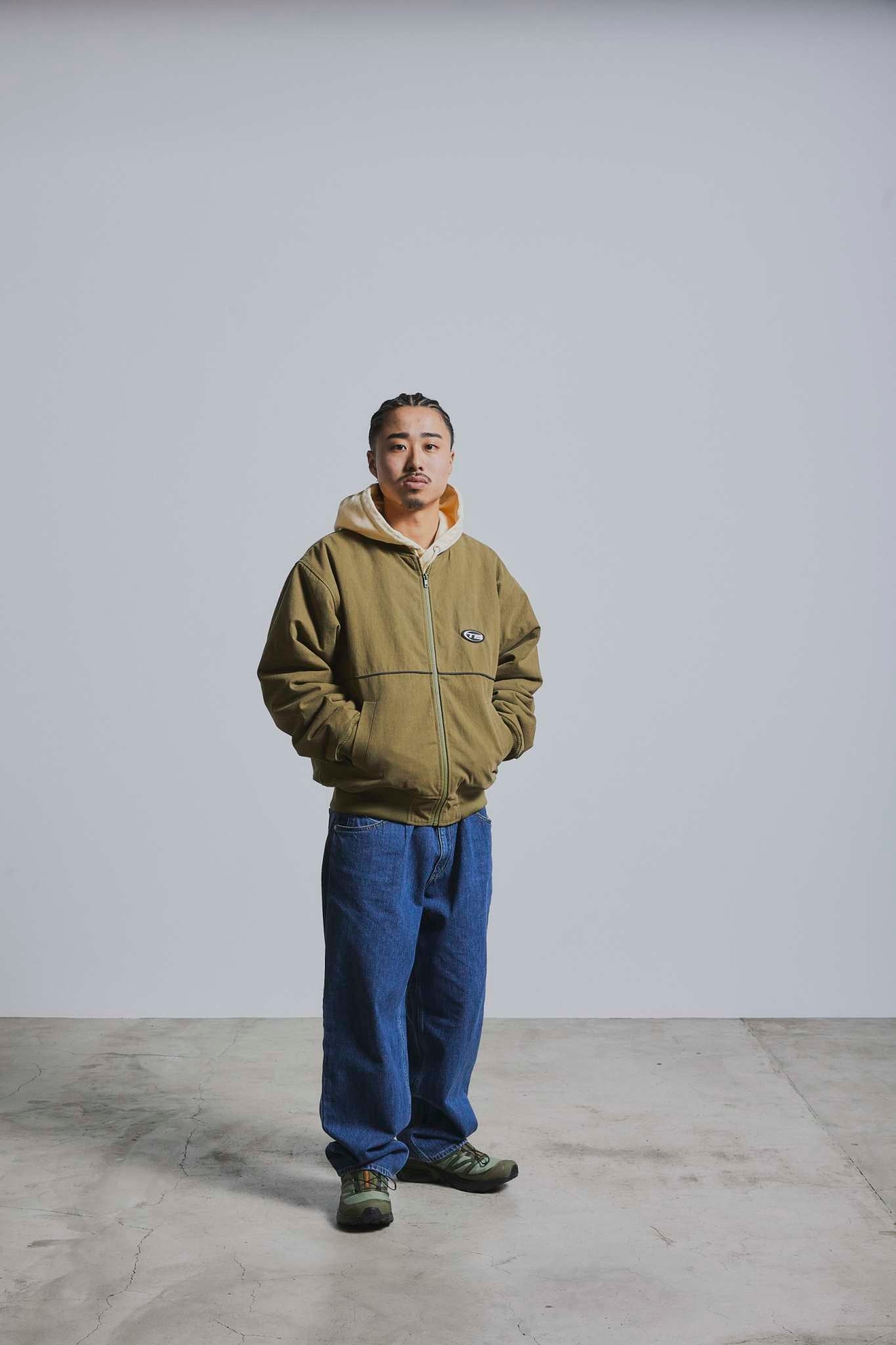 Misty Magic Circle Hooded Sweatshirt(Natural)/Diaspora skateboards