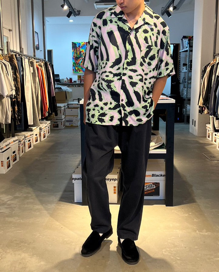 BAL(バル)/ACID ANIMAL RAYON SS SHIRT(GREEN)