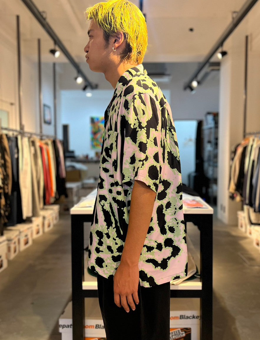 BAL(バル)/ACID ANIMAL RAYON SS SHIRT(GREEN)