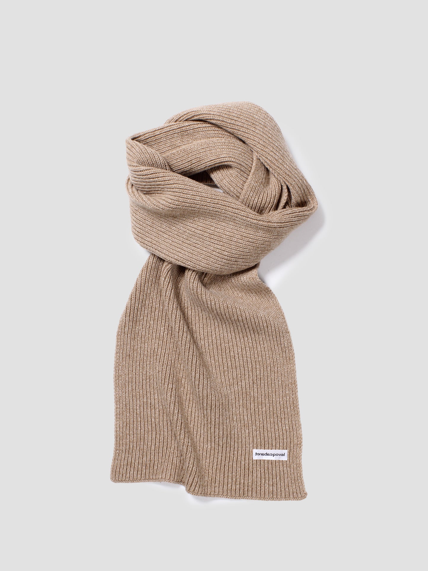 CABARET POVAL/Cashmere Rib Knit Muffler