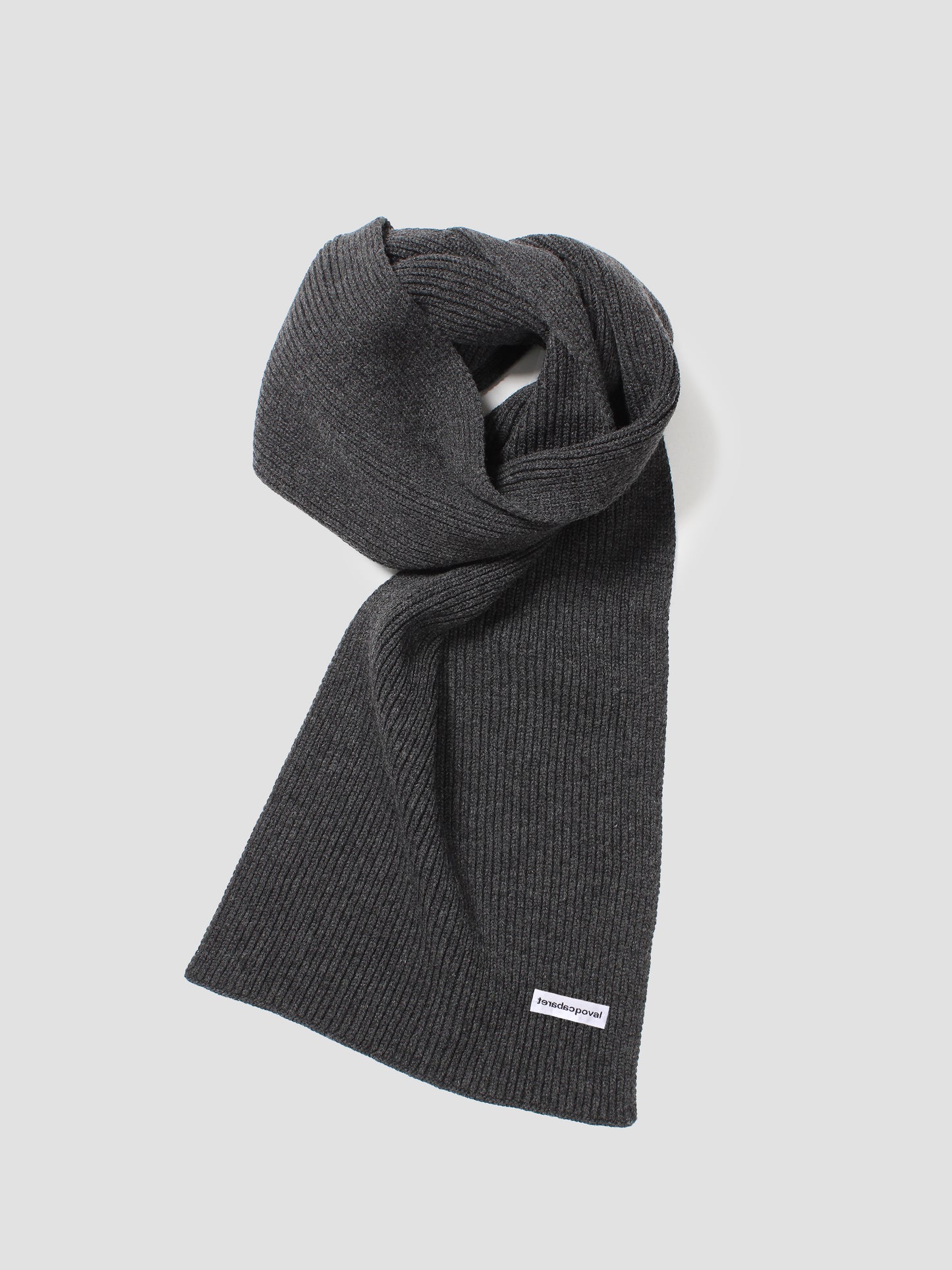 CABARET POVAL/Cashmere Rib Knit Muffler
