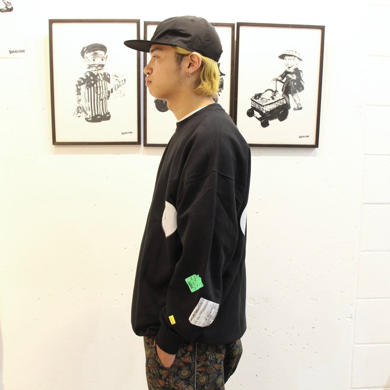 Triped do..ver313 crew(BLACK)/BAL