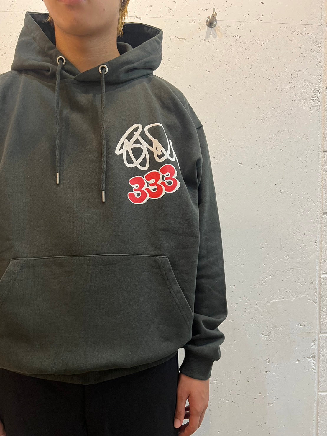 Sunday Hooded Sweatshirt(Grayish Khaki)/Diaspora skateboards